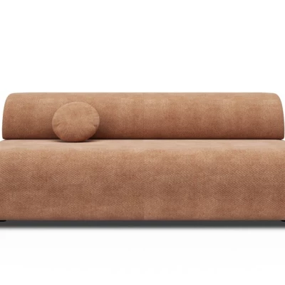 Rozkládací třímístná pohovka s úložným prostorem SURREY - světlá hnědá