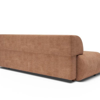 Rozkládací třímístná pohovka s úložným prostorem SURREY - světlá hnědá