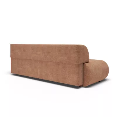 Rozkládací třímístná pohovka s úložným prostorem SURREY - světlá hnědá