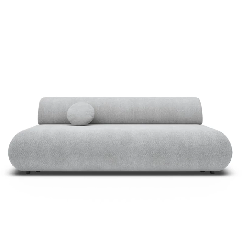 Rozkládací třímístná pohovka s úložným prostorem SURREY - světlá šedá 2