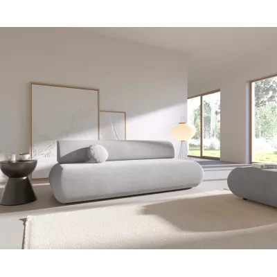 Rozkládací třímístná pohovka s úložným prostorem SURREY - světlá šedá 2