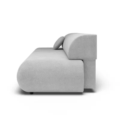 Rozkládací třímístná pohovka s úložným prostorem SURREY - světlá šedá 2