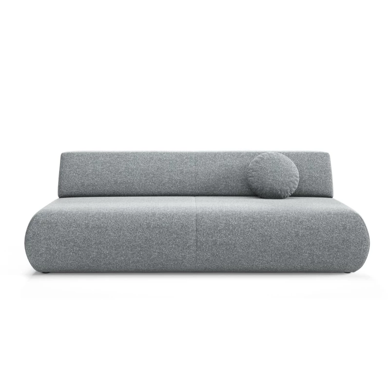 Rozkládací třímístná pohovka s úložným prostorem SURREY - popelavá