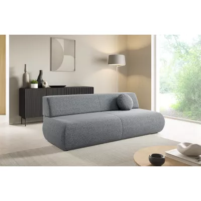 Rozkládací třímístná pohovka s úložným prostorem SURREY - popelavá