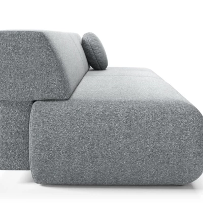 Rozkládací třímístná pohovka s úložným prostorem SURREY - popelavá