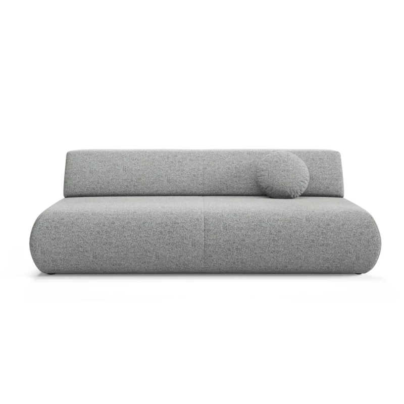 Rozkládací třímístná pohovka s úložným prostorem SURREY - ocelová šedá