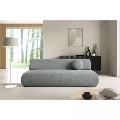 Rozkládací třímístná pohovka s úložným prostorem SURREY - ocelová šedá