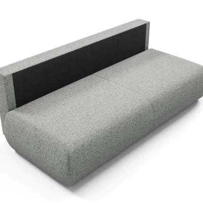 Rozkládací třímístná pohovka s úložným prostorem SURREY - ocelová šedá