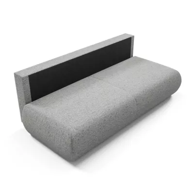 Rozkládací třímístná pohovka s úložným prostorem SURREY - ocelová šedá