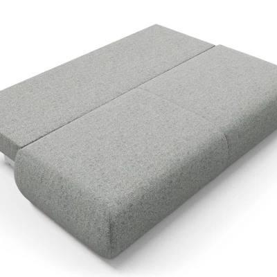 Rozkládací třímístná pohovka s úložným prostorem SURREY - ocelová šedá