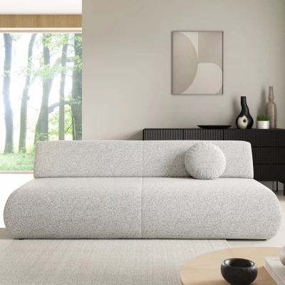 Rozkládací třímístná pohovka s úložným prostorem SURREY - světlá šedá 1