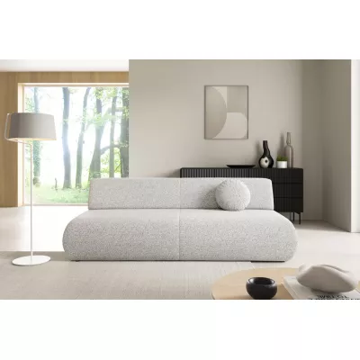 Rozkládací třímístná pohovka s úložným prostorem SURREY - světlá šedá 1