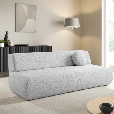 Rozkládací třímístná pohovka s úložným prostorem SURREY - světlá šedá 1