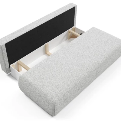 Rozkládací třímístná pohovka s úložným prostorem SURREY - světlá šedá 1