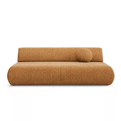 Rozkládací třímístná pohovka s úložným prostorem SURREY - rezavá