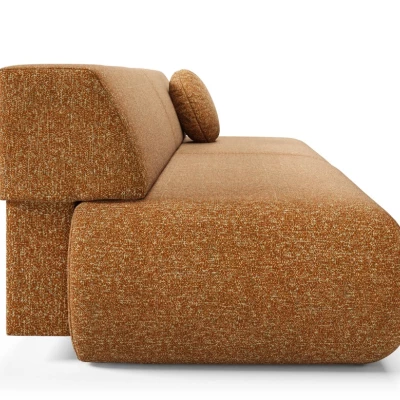 Rozkládací třímístná pohovka s úložným prostorem SURREY - rezavá