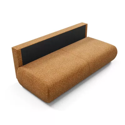 Rozkládací třímístná pohovka s úložným prostorem SURREY - rezavá