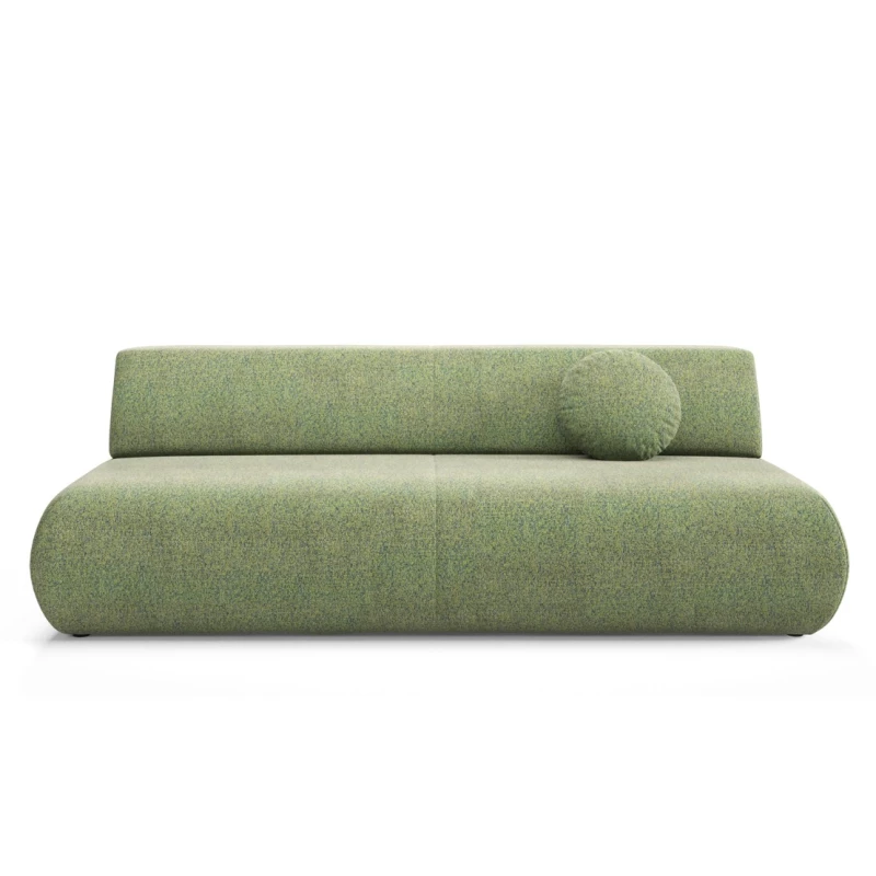 Rozkládací třímístná pohovka s úložným prostorem SURREY - zelená