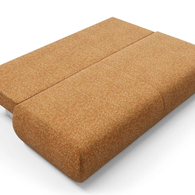 Rozkládací třímístná pohovka s úložným prostorem SURREY - rezavá