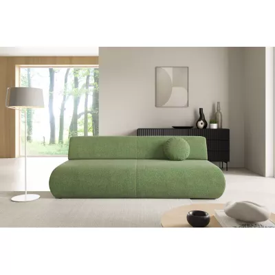 Rozkládací třímístná pohovka s úložným prostorem SURREY - zelená