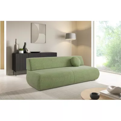 Rozkládací třímístná pohovka s úložným prostorem SURREY - zelená