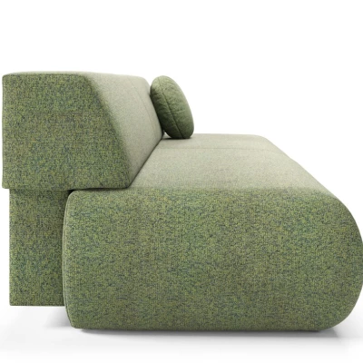 Rozkládací třímístná pohovka s úložným prostorem SURREY - zelená