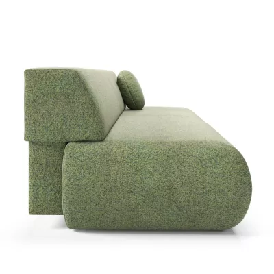 Rozkládací třímístná pohovka s úložným prostorem SURREY - zelená