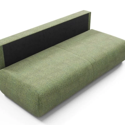 Rozkládací třímístná pohovka s úložným prostorem SURREY - zelená