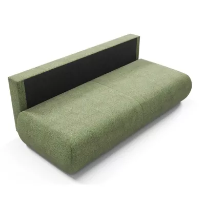 Rozkládací třímístná pohovka s úložným prostorem SURREY - zelená