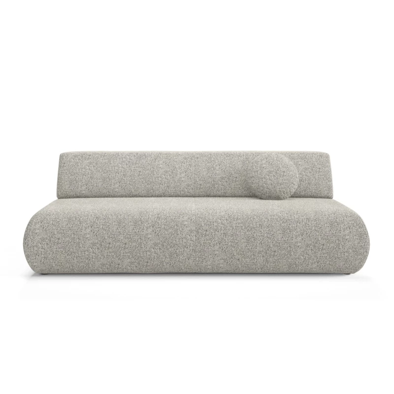 Rozkládací třímístná pohovka s úložným prostorem SURREY - šedá