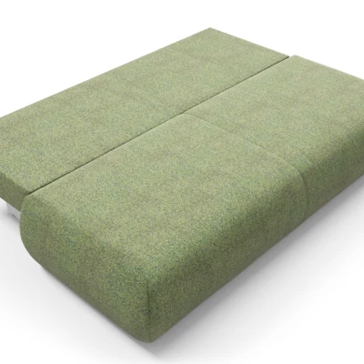 Rozkládací třímístná pohovka s úložným prostorem SURREY - zelená