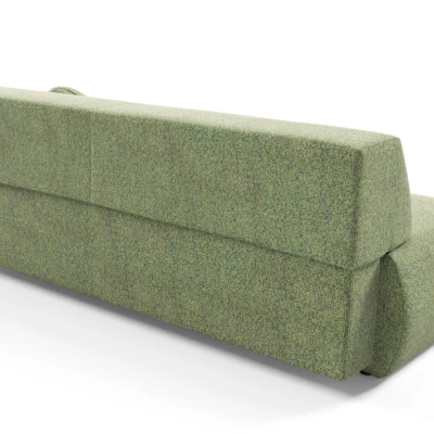 Rozkládací třímístná pohovka s úložným prostorem SURREY - zelená