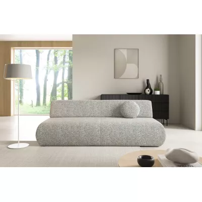 Rozkládací třímístná pohovka s úložným prostorem SURREY - šedá