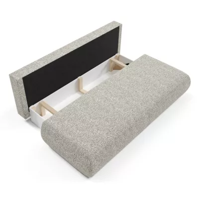 Rozkládací třímístná pohovka s úložným prostorem SURREY - šedá