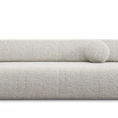 Rozkládací třímístná pohovka s úložným prostorem SURREY - světlá popelavá