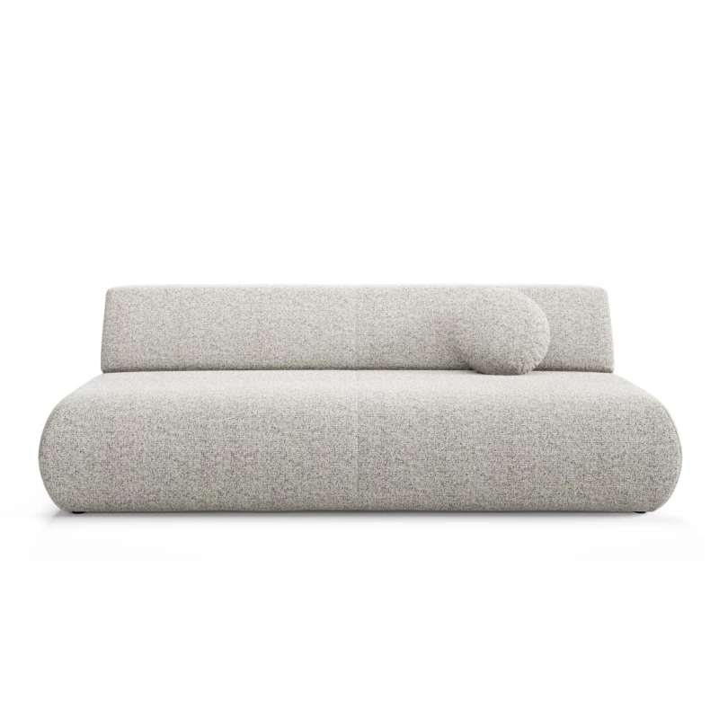 Rozkládací třímístná pohovka s úložným prostorem SURREY - světlá popelavá