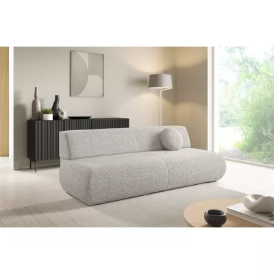 Rozkládací třímístná pohovka s úložným prostorem SURREY - světlá popelavá