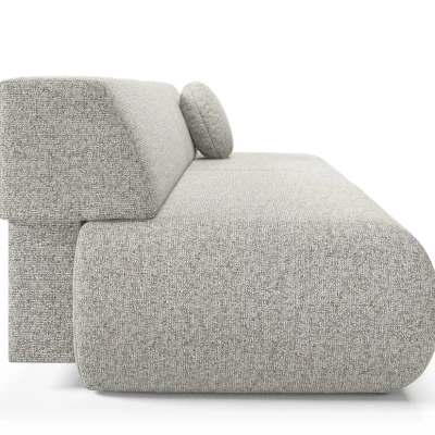 Rozkládací třímístná pohovka s úložným prostorem SURREY - světlá popelavá