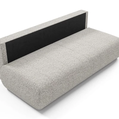 Rozkládací třímístná pohovka s úložným prostorem SURREY - světlá popelavá