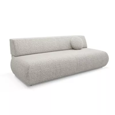 Rozkládací třímístná pohovka s úložným prostorem SURREY - světlá popelavá