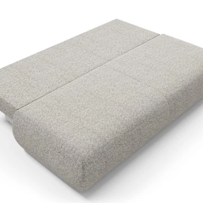 Rozkládací třímístná pohovka s úložným prostorem SURREY - světlá popelavá