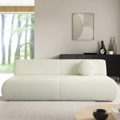 Rozkládací třímístná pohovka s úložným prostorem SURREY - ecru