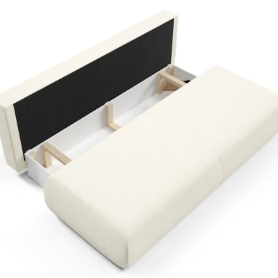 Rozkládací třímístná pohovka s úložným prostorem SURREY - ecru