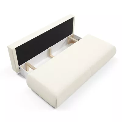 Rozkládací třímístná pohovka s úložným prostorem SURREY - ecru