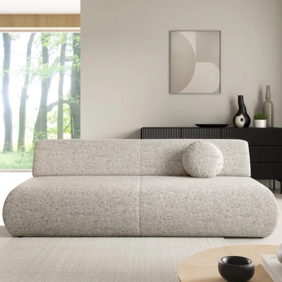 Rozkládací třímístná pohovka s úložným prostorem SURREY - béžová 1