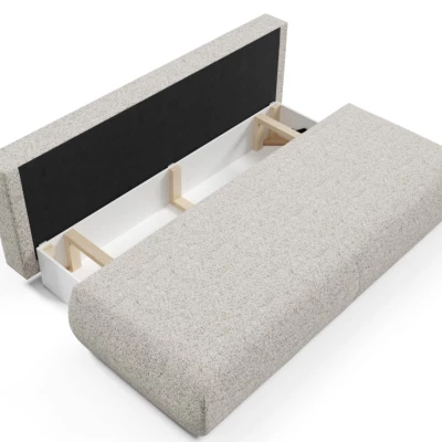 Rozkládací třímístná pohovka s úložným prostorem SURREY - béžová 1