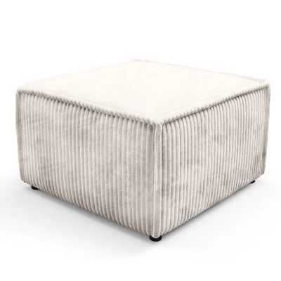 Čalouněná podnožka WINDSOR - smetanová