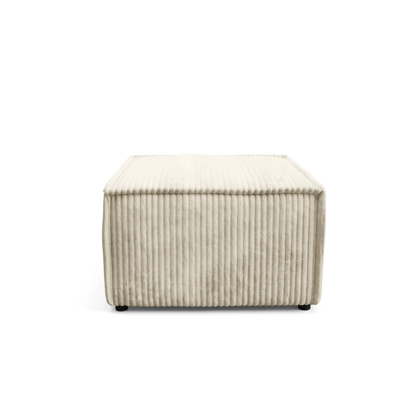 Čalouněná podnožka WINDSOR - ecru 1