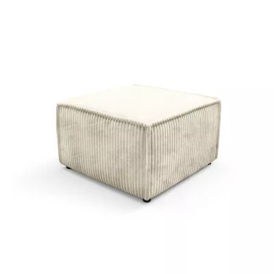 Čalouněná podnožka WINDSOR - ecru 1