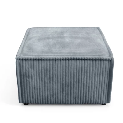 Čalouněná podnožka WINDSOR - tmavá popelavá